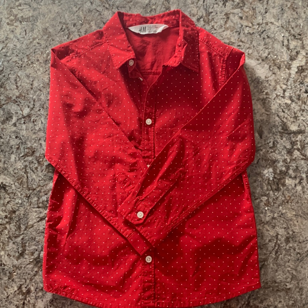 Boys H&M Button Down Shirt, Size 5-6yr